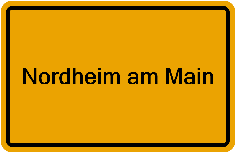 Handelsregisterauszug Nordheim am Main